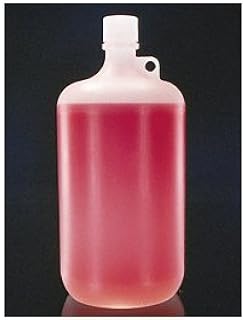 Nalgene Polypropylene Large Narrow-Mouth Bottle, 2 Gallon Capacity (Case of 6)