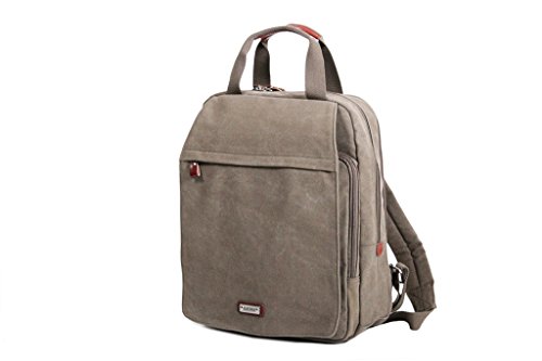 Katana Sac À Dos En Toile Garnie Cuir De Vachette K6559