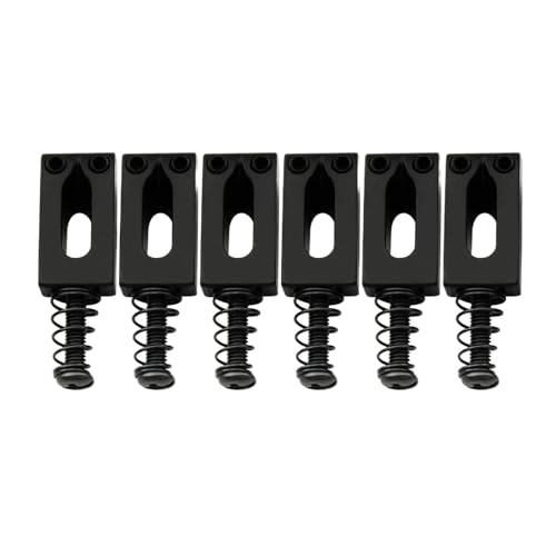 Selles de chevalet de guitare trémolo rectangulaires pour vibrato 6 cordes