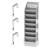 Empêche la chute de l'élément : l'organisateur de narration de chaussures au-dessus de la porte présente des coins renforcés qui améliorent son intégrité structurelle, assurant une fermeture éclair douce et un design à bord étroit pour empêcher les articles de tomber