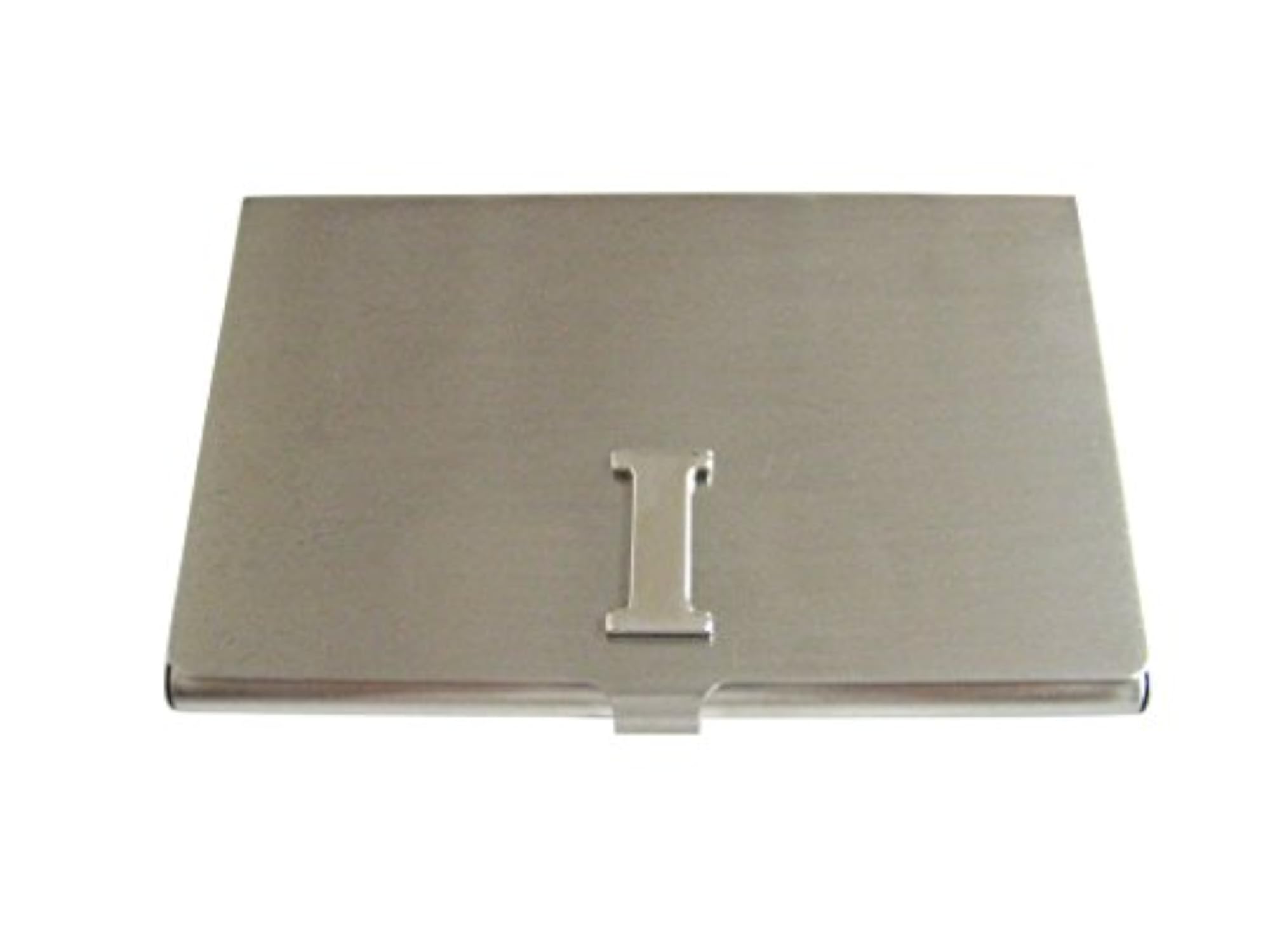 Letter I Monogram Business Card Holder
