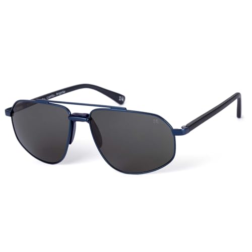 Lunettes rectangulaires homme argenté monture acétate avec niveau de vision BIS-7016-006