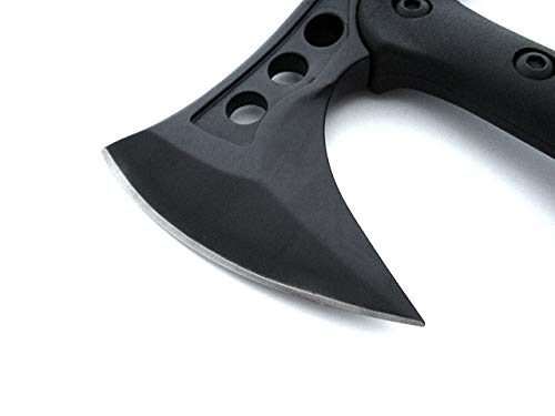 Viking Gear XXL Tomahawk Set mit Messer und Etui für Outdoor-Aktivitäten