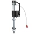 Saillong 1 Pack Toilet Fill Valve Replacement, Height Adjustable Universal Toilet Tank Flusher Replacement Kit, Leak-Proof Easy Install Fill Valve Repair Kit