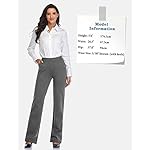 Tapata Women's 28''/30''/32''/34'' Stretchy Straight Dress Pants with Pockets Tall, Petite, Regular for Office Work Business - Image 5