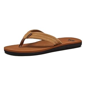 Quiksilver Men’s Carver Suede 3 Point Flip Flop Athletic Sandal