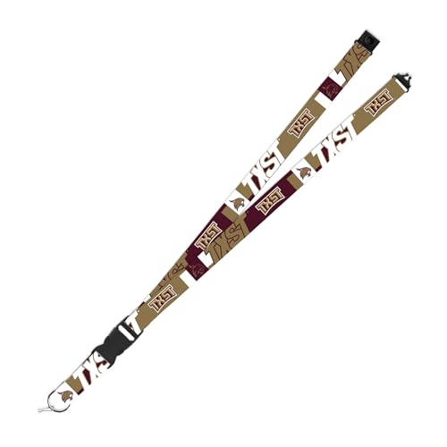 Rico Industries NCAA Texas State Bobcats Wrist Lanyard Key Chain, Cute Wristlet Strap Keychain Holder for Women Men Car Keys ID Badges Card Wallet Phone Camera