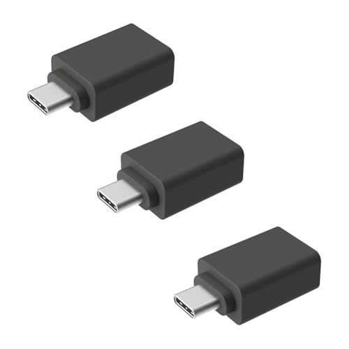 laeosith レシーバードングル、キーボード、マウス、ウェブカメラ、カメラファイル転送、ポータブルハードドライブ用のUSB-CからUSB-Aへのアダプターコンバーター