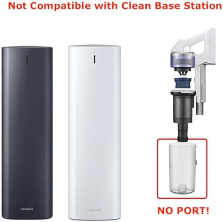 SCREENTRONICS Dust Cup Canister Replacement Part for Samsung Jet Cordless Stick Vacuum Jet 60 Jet 70 Jet 75+ Jet 90 – High-Capacity Bin – Not Compatible with Clean Station Auto Empty Base Models - 1