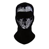 Skull Face Mask,Call of Balaclava Duty Mask Ghost Skeleton Ski Mask for Men Women Snowboarding Motorcycle Climbing Black