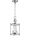 Quorum 6822-2-62 Two Light Entry Pendant, Polished Nickel