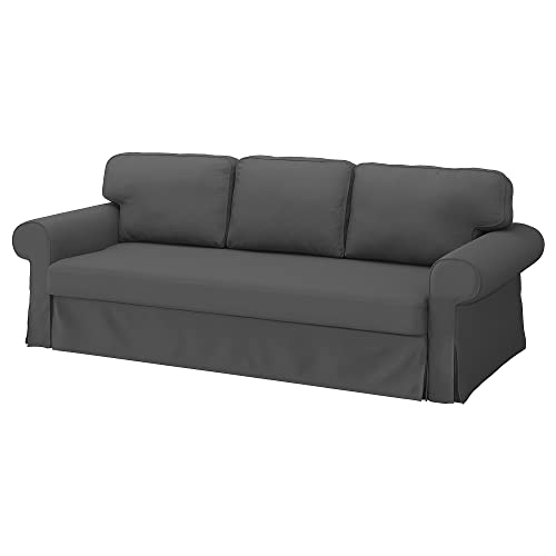 Ikea VRETSTORP - Sofá cama de 3 plazas, color gris