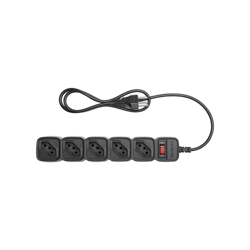 Filtro de Linha com 5 Tomadas EPE 205+ Preto Intelbras