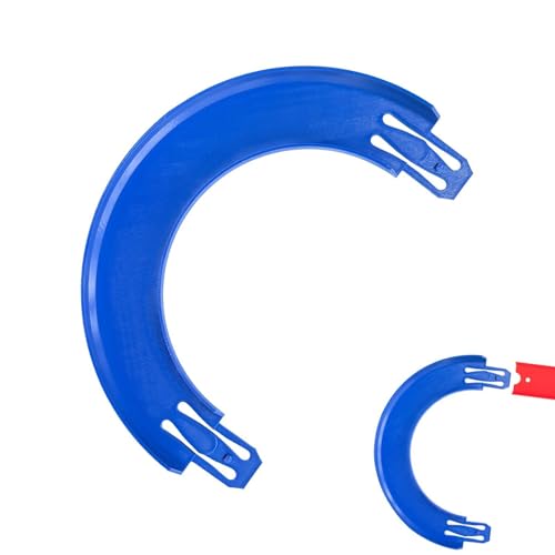 Conectores De Pista Curvos | Curva Peraltada Universal de 180 Grados,Piezas Curvas Circuitos De Juguete,para Rectas y Curvas en Carreras Competitivas y Diversión Familiar