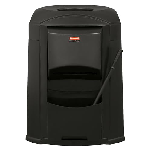 Image of Rubbermaid Commercial Products Window Wash Kit for Landmark Series Store Front Containers, Black, Outdoor for Gas Station /Convenience Store /Store Front