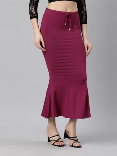 Image of TWIN BIRDS Saree Shapewear for Women | Super Soft Viscose Elastane Saree Petticoat Skirt | Stretchable & Comfortable SareeShaper