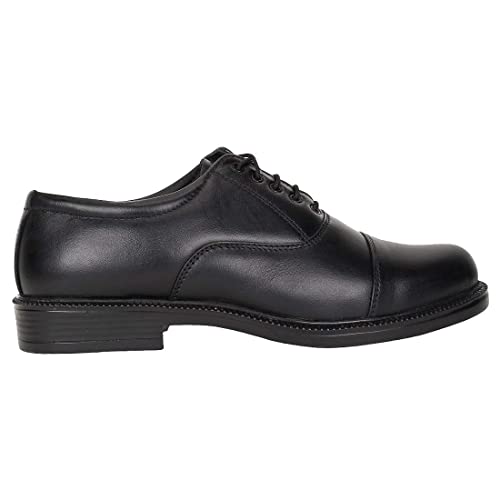 Image of Vitoria Men's Synthetic Leather Lace-Up Formal Shoes for Men's and Boys /Police Shoes /Office Shoes /Suit Shoes /Dress Shoes