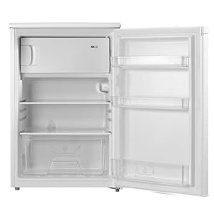 Comfee RCD113WH3EU(E) 113L Kühl-Gefrierkombination,113L Kleinkühlschrank mit 4-Sterne-Gefrierfach, 16L Gefrierfach -18℃-8℃,35dB, Inverter-Kompressor,Weiß