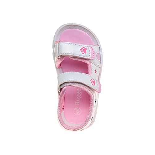 Image of Rugged Bear Girls Sport Active Summer Open Toe Sandals (Toddler)