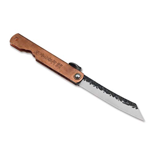 Higonokami 01PE316 Unisex – Erwachsene Irogane Taschenmesser, Silber, 16,5 cm