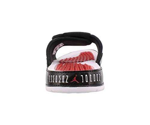 Nike Mens Jordan Hydro Xi Retro Slippers, White/Dark Grey/Grey, 14 #TOP3