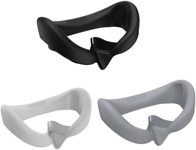 Silicone Cover Set for PICO 4 Ultra，6-Piece Set Includes: Silicone Mask Handle Cover Alloy Lens Film Dustproof Eyecup Rocker Cap Dust Free Cloth for Easy Installation (Black)