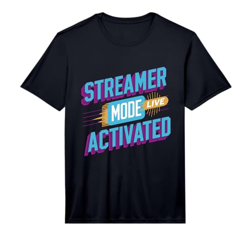 Mens Gaming Streamer Live Streaming Gamer Content Creator Apparel Performance