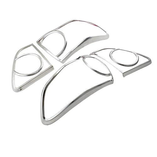 Accesorios de coche cubierta de luz trasera para Corolla 2008 2010 molduras plata cromadas 3