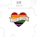 Pride Pins LGBTQ LGBT Rainbow Progress Flag Enamel Pin Button for Backpack Lanyards Jewelry Gay Bi Queer Lesbian Trans Transgender Love is Love Ally Goose Frog Flower Heart Bulk Accessories