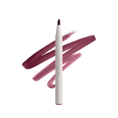 r.e.m. beauty by ariana grande Practically Permanent Lip Stain Marker in Booked and Busy | Longwearing Weightless Lip Color | Comfortable All Day Wear | Rich Pigment Payoff