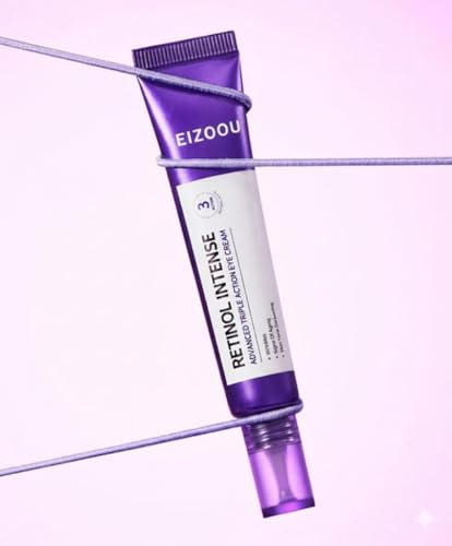 Image of Retinol Intense Advanced Triple Action Eye Cream 30ml - Fine Lines and Dark Circles Care for Sensitive Skin - Mild Retinol Under Eye Night Cream for Aging Signs - Korean Skin Care