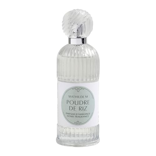 Mathilde M. Extrait de parfum d’ambiance, spray pour ambiant et tissus, Poudre de riz, 100 ml