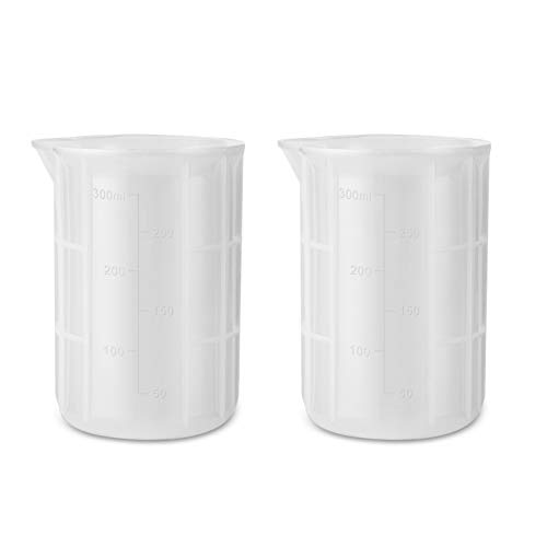 2 PCS 300ml Silicone Measuring Cups for Casting
