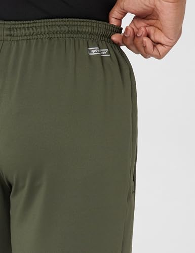 Image of Van Heusen Men's Regular Fit Mid Rise Active Sports Swift Dry Trackpants - 4 Way Stretch, Lightweight