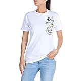 Replay Damen W3566 T-Shirt, Weiß (001 White), M