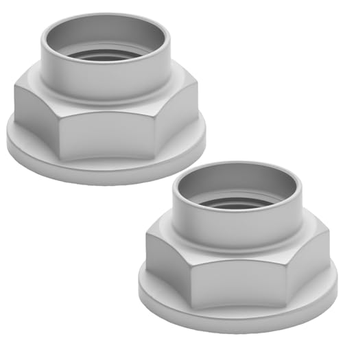 Zreneyfex 902170049 Car CV Axle Nut, Front and Rear Spindle Lock Lug Nut Replace Kit Replacement for Dodge Ram 1500 1994-2001, 2500 1994-2002, 3500 1994-2002 (2 Pack)