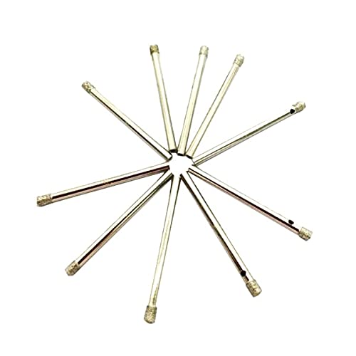 Brocas para Herramientas Manuales, Set de 10 Piezas, Broca de Sierra de Agujero de Diamante de 4 mm para Perforación en Vidrio, Granito, Mármol y Azulejos miniatura 1