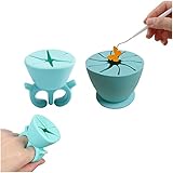 ✨【Size Combination】: Includes 1 vertical waste bin and 1 portable waste bin. Silicone material, washable to remove surface dirt. They help you collect small items, keep your surroundings clean and tidy and save time to clean up.