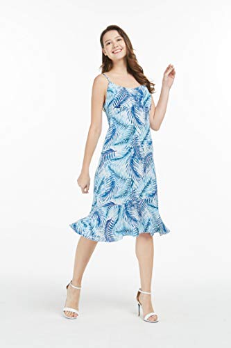 Image of Hawaii Hangover Family Matching Hawaiian Clothes, Simply Blue Leaves | Family matching Hawaiian outfits, Simply Blue Leaves, lightweight rayon, machine washable, tropical leaf print, luaus