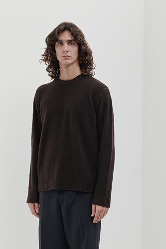 Pull homme col rond Diana Studio maglia effet bouclé vêtement chaud - 4