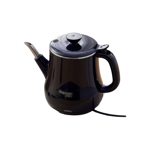 Tetera Eléctrica de Acero Inoxidable Negra 800ml