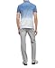 Calvin Klein Men's Short Sleeve Slub Cotton Monogram Logo Polo Shirt, Mid Storm Ombre, Medium