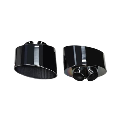 排気管テールパイプ に適合するS7 S6 S5 S4 S3 Up RS6 RS7 に適合するRS6 RS3 に適合するRS4 RS5 マフラーチップ テールパイプ 排気チップシステム 220mm幅 ノズル 車用排気パイプ(Black C)