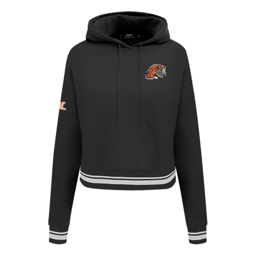 Sudadera Florida A&M de algodón con capucha para mujer ropa deportiva universitaria negra XS