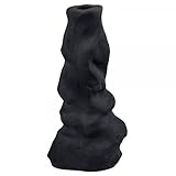 Mette Ditmer [W] [W2023/02] Art Piece Liquid Candleholder, Large, Ø6,5 x H12,5 cm, Black