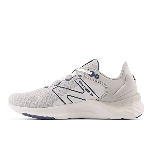 New Balance New Balance Men's Fresh Foam Roav V2 Running Shoe, Rain Cloud/Vintage Indigo, 9.5 Medium US