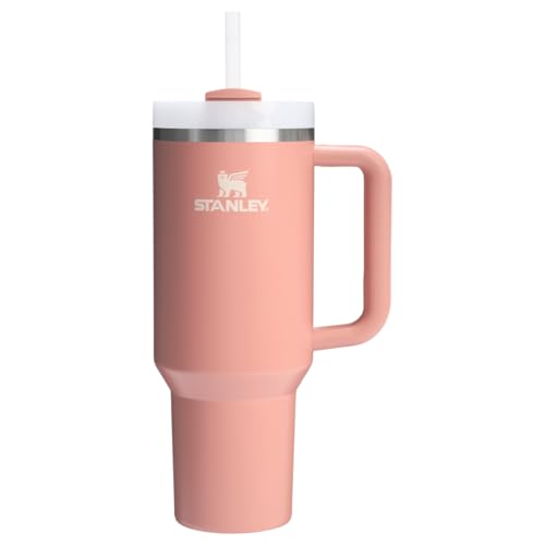 Image of Amazon Exclusive Stanley Quencher H2.0 Tumbler with Handle and Straw 40 oz | Flowstate 3-Position Lid | Cup Holder Compatible for Travel | Insulated Stainless Steel Cup | BPA-Free | Sienna