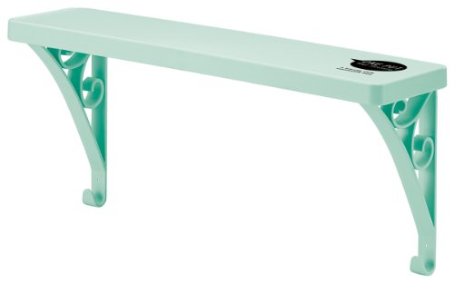 ライクイット ランドリー 収納 タオルバー シェルフ 幅35x奥9x高15.5cm ブルー 日本製 SS-01L