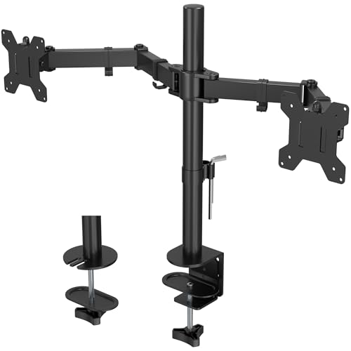 Amazon.co.jp: 1homefurnit モニターアーム デュアル 13-27インチ対応