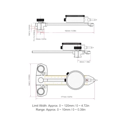 Gabarit à déchirure fine pour scie à ruban de table outil de coupe précis en aluminium - 8